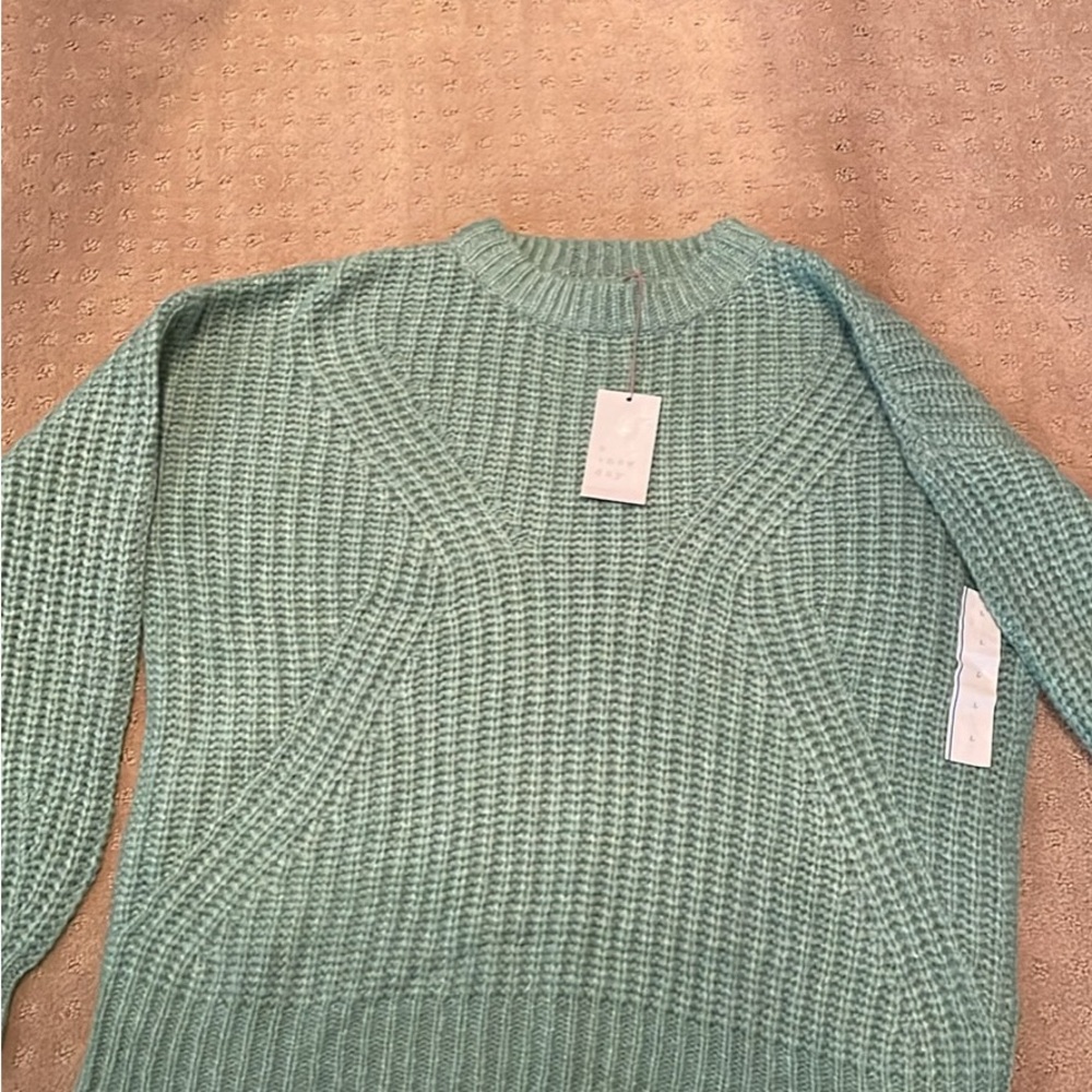 A New Day Seafoam Green Women's Sweater